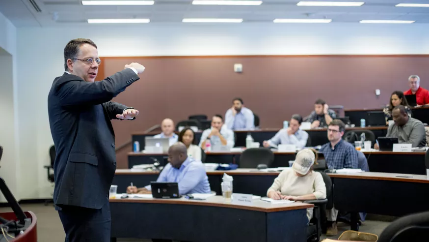 Faculty in the classroom